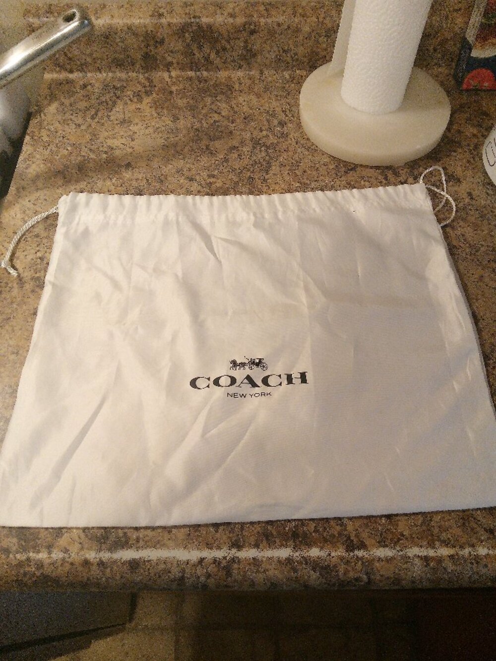 White coach Dust bag